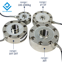 Venta directa de fábrica Pancake Célula 100 toneladas de carga Sensor de peso redondo para báscula de camión 5kg 50kg 100kg Tipo de Radios 1 tonelada