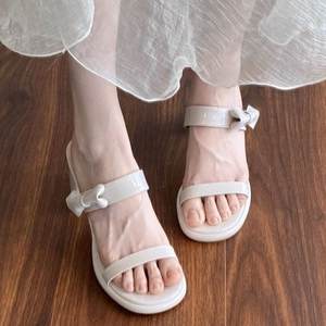 Chaussures de mariée Mary Jane pour femme, à talon carré, en cuir véritable, antidérapantes, tendance mode, plates, été-automne - Product Image 2