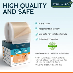 ETRUN ALISA-Cinta de silicona para cicatrices, Gel reparador de eliminación de cicatrices, acné, cicatrices, hoja queloide - Product Image 2