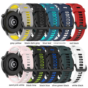 2022 patrón de <span class=keywords><strong>amazfit</strong></span> <span class=keywords><strong>GTS3</strong></span> GTR3 22mm de goma de silicona del deporte <span class=keywords><strong>reloj</strong></span> banda correa de correa 20mm para Samsung galaxy <span class=keywords><strong>reloj</strong></span> 4 - Product Image 3