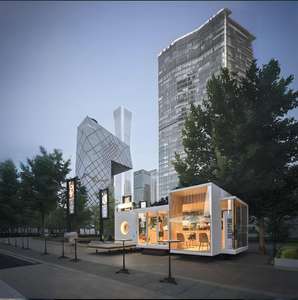 Centro biofílico: diseño adaptable, vaina modular integrada diseñada, bosque urbano <span class=keywords><strong>de</strong></span> acero y <span class=keywords><strong>madera</strong></span> para villas, resorts y <span class=keywords><strong>casas</strong></span> - Product Image 2