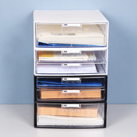 Offre Spéciale tiroirs de rangement de fichiers divers type fournitures de bureau boîte de rangement de bureau multicouche peut être utilisé dans l'étude et le bureau