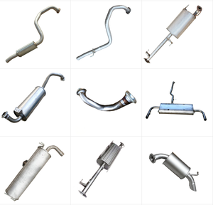 Accessoires de voiture, pièces automobiles en acier inoxydable en gros, silencieux d'échappement pour Toyota Corolla, silencieux arrière 2002-2018 - Product Image 3