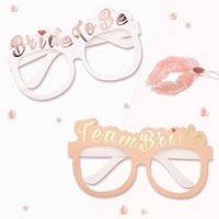 Poule Bachelorette fête lunettes nuptiale douche coeur forme mariée à être demoiselle d'honneur lunettes de soleil femmes mariage décoration faveurs