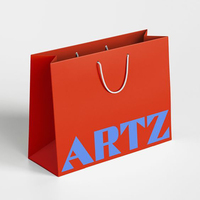 Sac d'emballage de luxe en papier avec logo personnalisé Sac en papier Sac cadeau de remerciement Sac en papier Sac en papier avec poignée