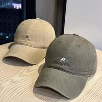 Casquette en coton personnalisée OEM brodée à large bord avec lettres pour hommes et femmes