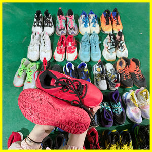 Baskets de sport respirantes d'occasion pour enfants, chaussures de marque à lacets pour enfants, vente en gros, tailles 35-40, style entraînement sportif - Product Image 4