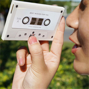 การ์ดอวยพรบันทึกเสียงได้ พร้อมโลโก้สั่งทำพิเศษ เทปเสียงแบบ OEM บันทึกเสียงได้ 60 วินาที ของขวัญเสียงสำหรับวันเกิด วันแม่ และวันคริสต์มาส - Product Image 5