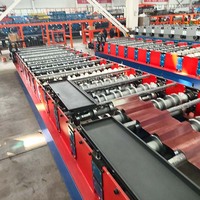 Machine de production de tôles de toiture IBR en Chine avec moteur, pompe et boîte de vitesses pour une production efficace et durable de tôles de toiture répondant aux normes de construction locales