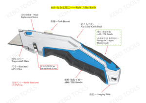 Nhiệm Vụ Nặng Nề Đa Năng Thay Đổi Nhanh Chóng Lưỡi Không Trượt Xử Lý Thiết Kế Nhỏ Gọn Túi Di Động Công Cụ Tùy Chỉnh Có Thể Gập Lại Tiện Ích Dao - Product Image 2