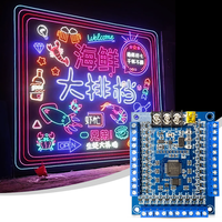 Lededit Monochrome DIY Programmable 32 canaux 28W Télécommande Kite LED Light Box Dégradé Effet Eau Courante Stroboscope Garantie 2 ans Hunan