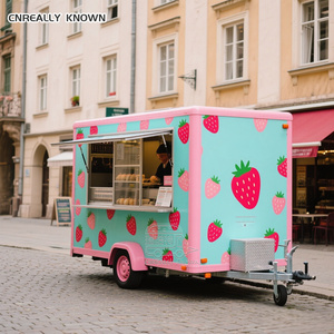 OEM Restaurant Cart <b>Crepe</b> Mobile Kiosk Design For Sale Food Truck Trailer - Product Image 2
