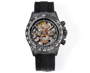 Relojes Mecánicos de Fibra de Carbono de Diseño Negro, Tendencia de Moda, Gran Venta - Product Image 1