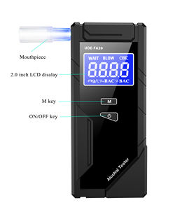 Werksverkauf Brennstoffzellen-Alkoholtester für Straßensicherheit mit 2,0-Zoll-LCD-Display, Schnelle Reaktion <3s, CE-Zertifiziert für Autos - Product Image 6