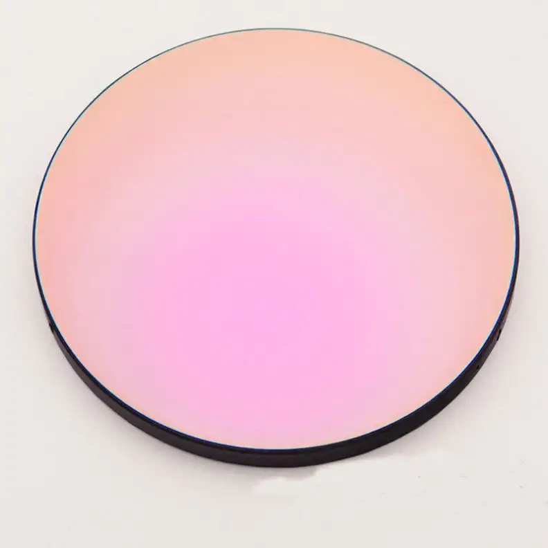 Lente de óculos de sol KMD progressiva polarizada com revestimento espelhado rosa