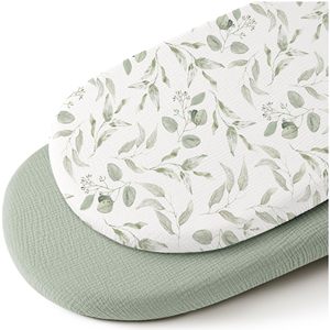 <span class=keywords><strong>Sábanas</strong></span> de <span class=keywords><strong>Cuna</strong></span> de Muselina 100% Algodón Suave y Transpirable al por Mayor, Diseño Floral Neutro y Sólido, <span class=keywords><strong>Sábanas</strong></span> para Recién Nacidos - Product Image 3