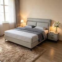 Cadre de lit en métal réglable, taille King/Queen, couleur personnalisable, revêtement écologique, design moderne durable pour chambre à coucher