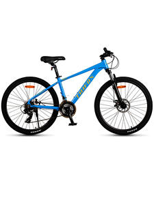 Vélo de montagne à <span class=keywords><strong>cadre</strong></span> rigide en aluminium de 26 pouces, 21 vitesses, frein à disque mécanique, <span class=keywords><strong>VTT</strong></span> avec passage des câbles interne pour les trajets quotidiens - Product Image 2