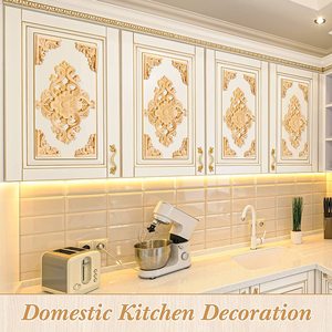 <span class=keywords><strong>Apliques</strong></span> <span class=keywords><strong>de</strong></span> flores talladas <span class=keywords><strong>de</strong></span> madera antigua <span class=keywords><strong>de</strong></span> tamaño medio, calcomanía <span class=keywords><strong>de</strong></span> madera maciza <span class=keywords><strong>para</strong></span> muebles, cama, puerta, espejo, armario - Product Image 4