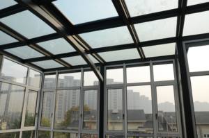 RG-Solarium de vidrio, terraza acristalada independiente, casas de cristal, terraza acristalada de aluminio, jardín de vidrio templado, terraza acristalada de aluminio - Product Image 2