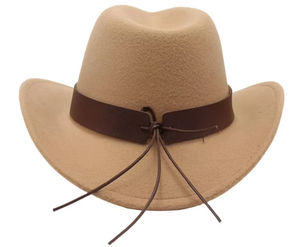Chapeau de Cowboy et Cowgirl <span class=keywords><strong>Classique</strong></span> en Feutre Rose et Blanc à Large Bord, Style <span class=keywords><strong>Western</strong></span> Rodéo Mexicain pour Hommes, Femmes, Adultes et Enfants, Style Décontracté - Product Image 5