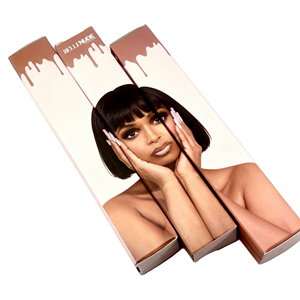 Emballage cosmétique personnalisé avec impression FX, boîte en papier couché gaufré, boîte pour cils en grappe, emballage pour cils - Product Image 1