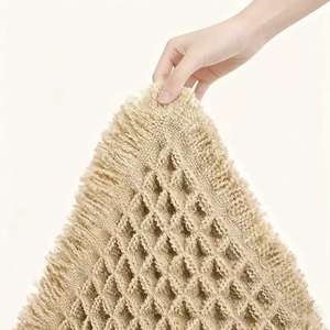 Luxury Handmade Reversible <strong>Waterproof</strong> Non-slip Waffle <strong>Bath</strong> <strong>Mat</strong> for Home &amp; Hotel Use Pet Friendly - Product Image 5