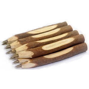 Kits de bolígrafos de madera con diseño de rama de árbol, bolígrafos de madera para caligrafía china - Product Image 1