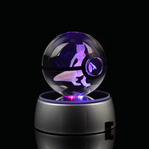 Livraison directe - Poupée anime - <span class=keywords><strong>Boule</strong></span> <span class=keywords><strong>de</strong></span> <span class=keywords><strong>cristal</strong></span> 3D - Rayquaza en <span class=keywords><strong>cristal</strong></span> - Jouets en verre LED - <span class=keywords><strong>Boule</strong></span> <span class=keywords><strong>de</strong></span> Noël - Product Image 3