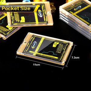 เคสใส่การ์ดซื้อขาย EPIC GOLD TCG Yugioh ป้องกันรังสียูวี35Pt กรอบใส่บัตรวิเศษที่ใส่บัตรทนทานพร้อมแม่เหล็กแรง - Product Image 3