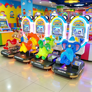 Voiture électrique pour enfants, simulateur de balançoire, manège pour enfants, écran LCD, fibre de verre, équipement d'amusement intérieur - Product Image 1