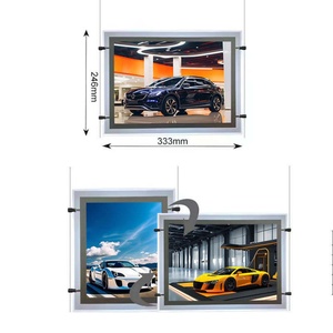 Elevate Restaurant Branding Waterproof High-Brightness Custom Acrylic Crystal <b>LED</b> Hanging Light Boxes Impact Resistant Frame - Product Image 5
