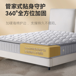 ที่นอนยางพาราพร้อม Pocket Springs แบบแข็งแรง ขนาด 1500x2000 มม. 1800x2000 มม. ยางพาราธรรมชาติ สำหรับเตียงโรงแรม ทนทาน ดีไซน์ทันสมัย - Product Image 2