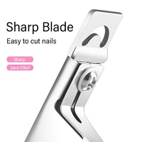 Coupe-ongles professionnels en acier inoxydable en gros, coupe-ongles de beauté personnalisables avec logo, coupe-ongles en U faciles à utiliser
