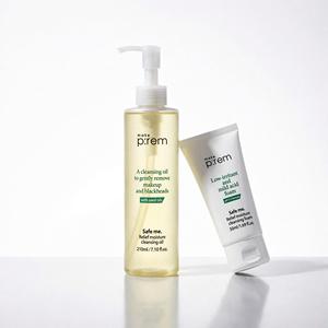 Makep:rem Safe Me Relief Aceite Limpiador Hidratante 210mL Espuma 50mL Set Para Todo Tipo de Piel - Product Image 1