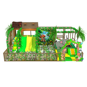 Jungle <span class=keywords><strong>arbre</strong></span> <span class=keywords><strong>maison</strong></span> Ninja éléments Sport toboggan jeux de jeux pour enfants intérieur aire de jeux Center décor - Product Image 3