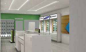 Présentoir mural pour téléphone portable, meuble pour ranger un téléphone portable, des boutique, idéal pour la vente au détail - Product Image 4