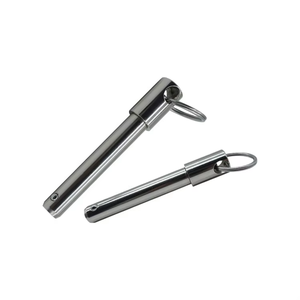 Mocayo Eixo Carregado <span class=keywords><strong>Push</strong></span> <span class=keywords><strong>Button</strong></span> Handle Spring Loaded <span class=keywords><strong>Quick</strong></span> Release Ball Lock Pin Pino De Aço Inoxidável Outros Fixadores - Product Image 2