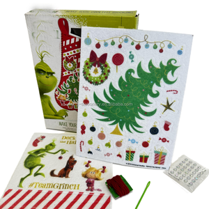 Bas <span class=keywords><strong>de</strong></span> Noël Feutre Décoration <span class=keywords><strong>Maison</strong></span> Feutre Bâton Sculpture Kit Faire Art Cadeau Ensemble - Product Image 1