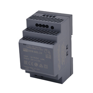 Convertisseur DC-DC sur rail DIN Mean Well DDR-60L-24 60W, entrée 18-75VDC, sortie 24V, tension réglable - Product Image 3
