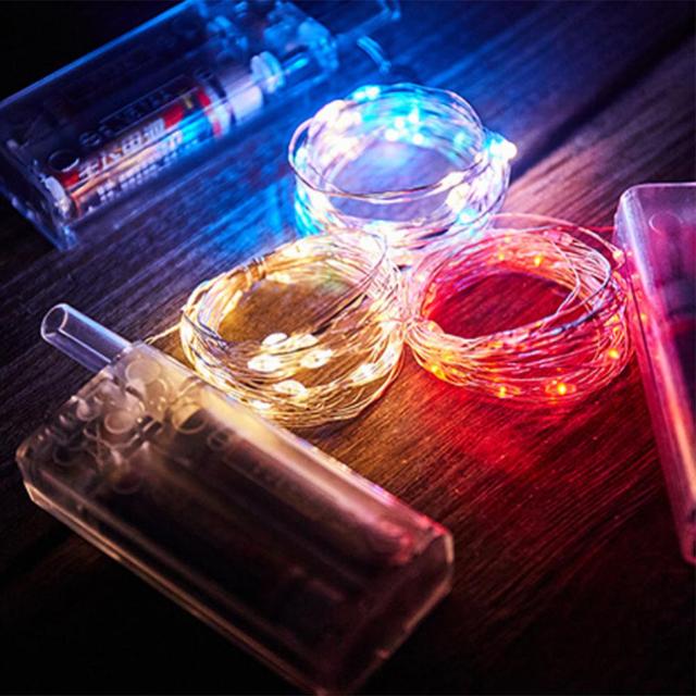 3M 5M 10M Led String Lights Waterproof Fairy Lights Battery Holiday Lighting for Christmas Tree Wedding Party Decoration