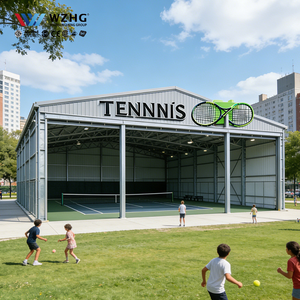 Estructura de Acero Q355B Resistente para Instalaciones Deportivas de Tenis, Anticorrosión, Resistente a la Intemperie, Códigos de Construcción de EE. UU. y Australia, Estructura de Alta Resistencia - Product Image 1