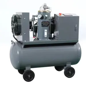 Rotary Screw Compressor Single Phase 5 HP 18.5 CFM Electric Air Compressor