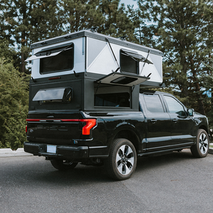 하드 사이드 픽업 캐노피 텐트 알루미늄 허니콤 샌드위치 패널 단열 올 시즌 루프탑 텐트 (타코마, 힐럭스, 포드 F150용) - Product Image 5