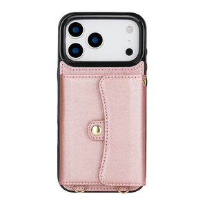 Portefeuille béquille lanière couverture de téléphone pour <span class=keywords><strong>Iphone</strong></span> 17 Air 16 <span class=keywords><strong>Pro</strong></span> Max 15 14 13 12 <span class=keywords><strong>11</strong></span> <span class=keywords><strong>Pro</strong></span> affaires magnétique <span class=keywords><strong>coque</strong></span> de téléphone en cuir Pu - Product Image 2