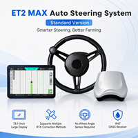 Système de direction automatique GNSS RTK pour tracteur ET2 MAX avec récepteur 1408 canaux et tablette Android 14 OEM