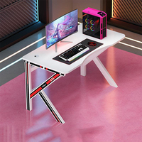 Bureau d'angle de jeu professionnel, grand boîtier pliable, fabricant, emballage de couleur, bon marché, nouveau design, pour la maison,