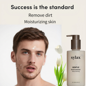 <span class=keywords><strong>Limpiador</strong></span> Facial Diario <span class=keywords><strong>Hidratante</strong></span> para Hombre, un <span class=keywords><strong>Limpiador</strong></span> Suave que Contiene Ácido Hialurónico, Escualano, Extractos de Té Verde, Sylax 200 ml - Product Image 6