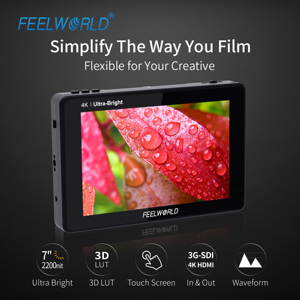 Bán buôn FEELWORLD lut7 2200nits DSLR màn hình 3D LUT màn hình cảm ứng đặt hàng số lượng lớn cho ngoài trời Điện Ảnh - Product Image 3