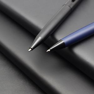 Matte Black Metal Click Ballpoint <b>Pen</b>, Minimalist Executive Signature <b>Pen</b> Custom Laser Logo for Business Corporate Office Gift - Product Image 4